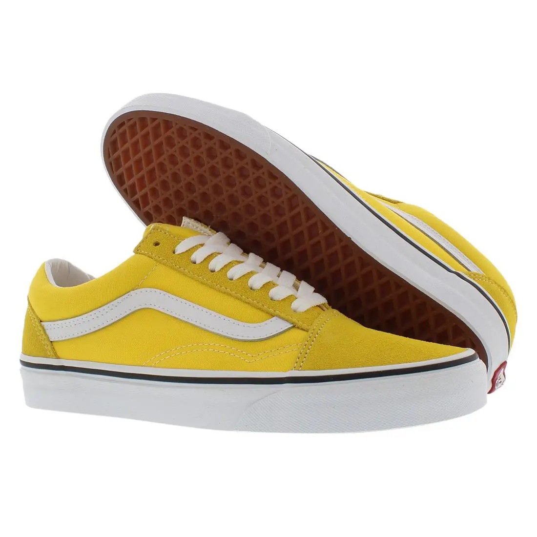 Vans shoes - Cyber Yellow/White, Main: Yellow 4