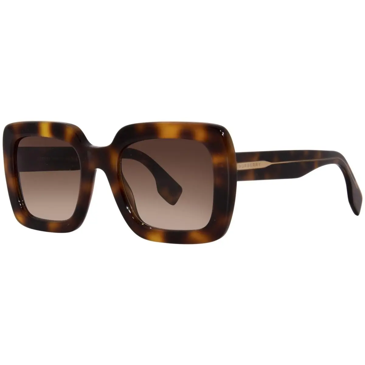 BE4284 3790/13 Sunglasses Women`s Light Havana/brown Gradient 52mm by Burberry
