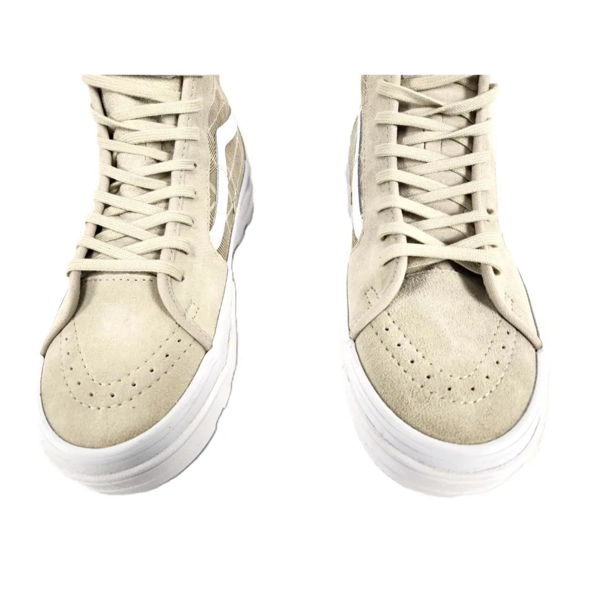Vans shoes - Vans Sentry Sk8-Hi Plaid French Oak Sneaker - VN0A5KY5BLL - Beige 11