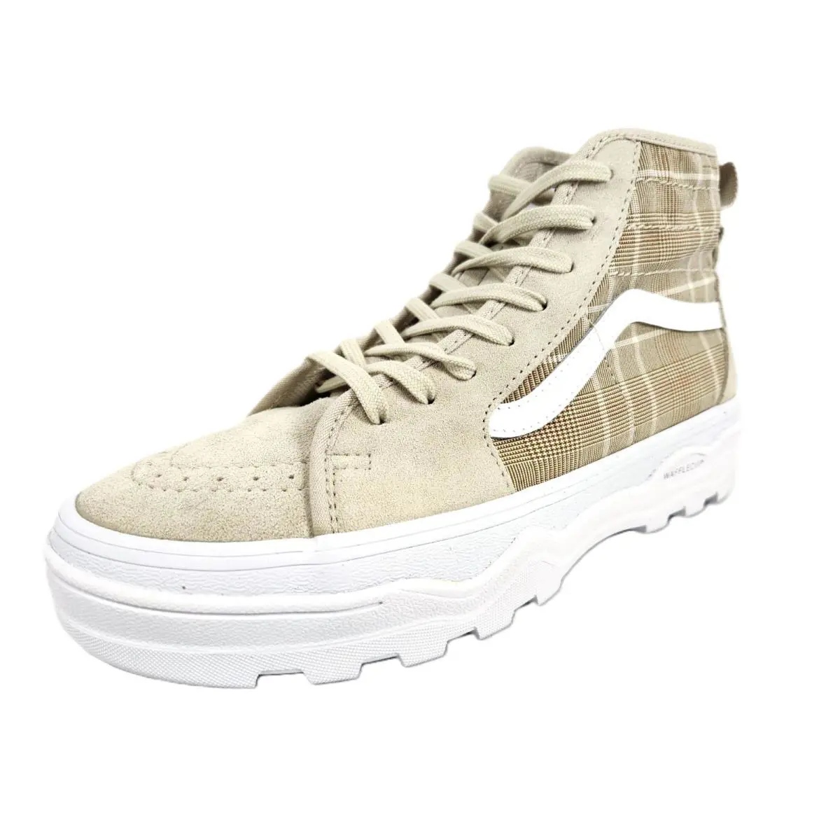 Vans shoes - Vans Sentry Sk8-Hi Plaid French Oak Sneaker - VN0A5KY5BLL - Beige 1
