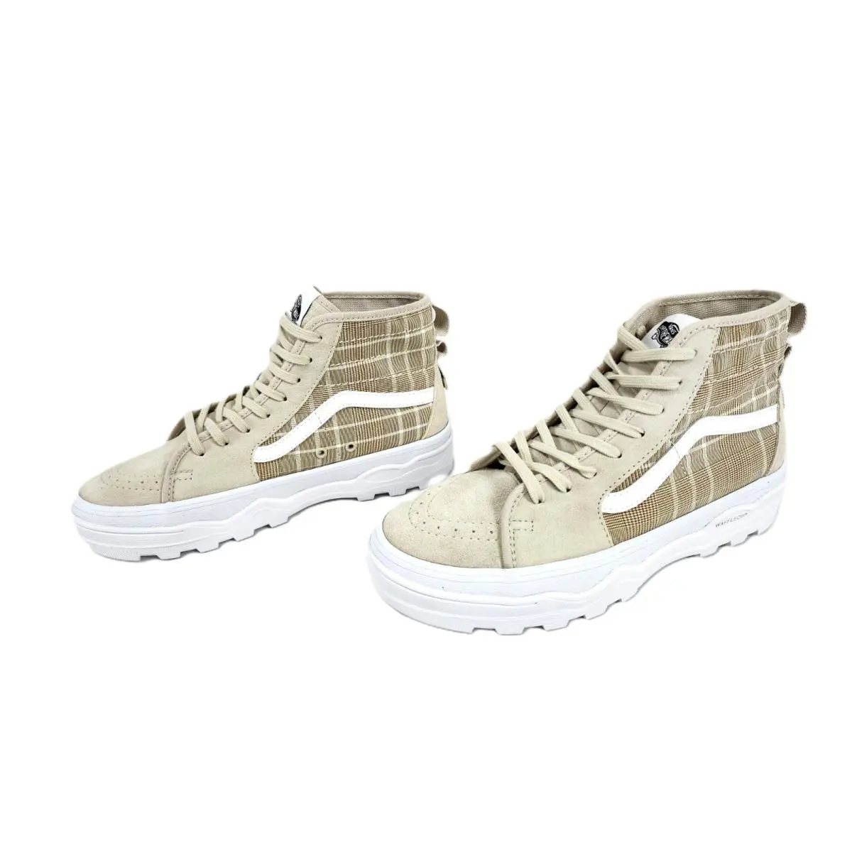 Vans shoes - Vans Sentry Sk8-Hi Plaid French Oak Sneaker - VN0A5KY5BLL - Beige 4