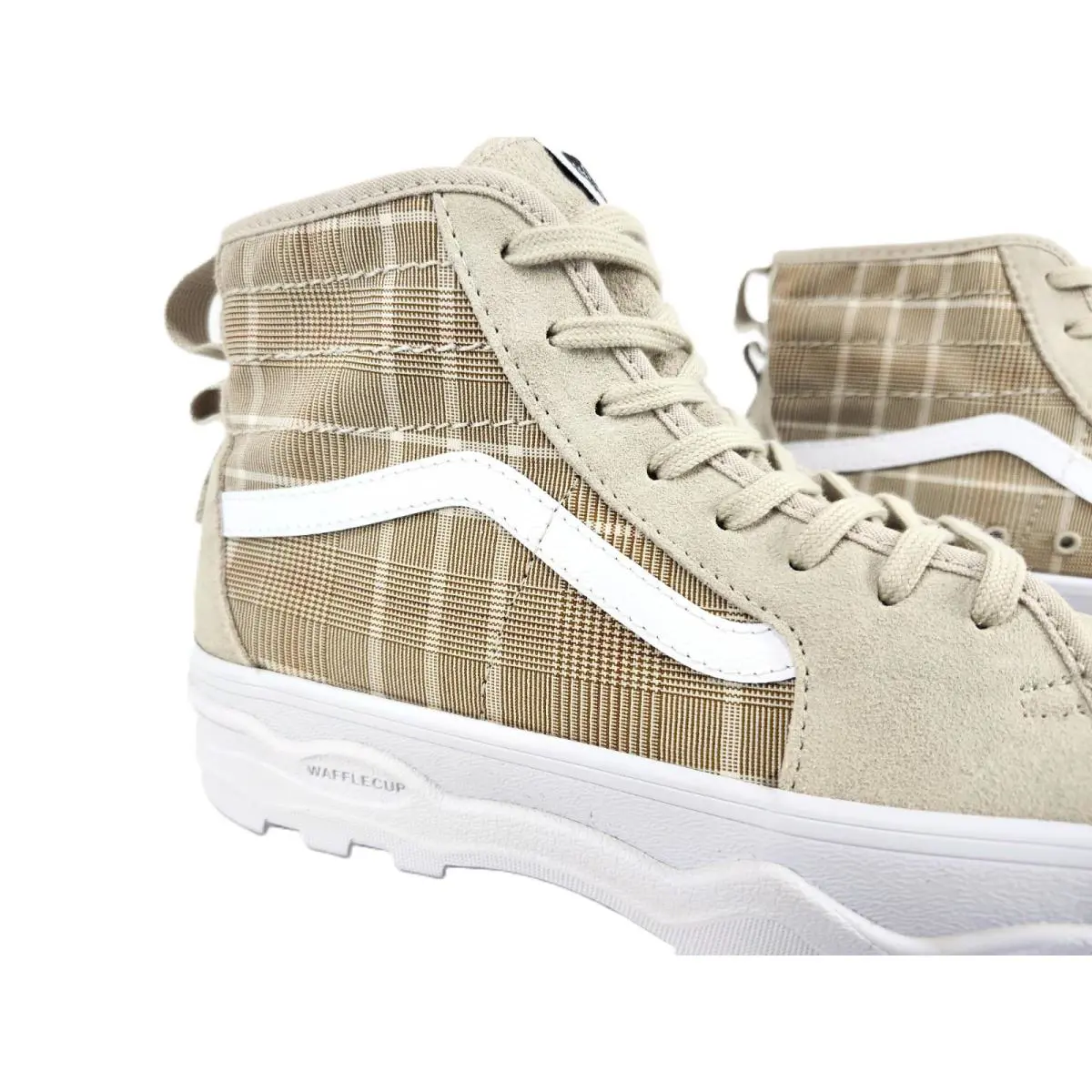 Vans shoes - Vans Sentry Sk8-Hi Plaid French Oak Sneaker - VN0A5KY5BLL - Beige 2