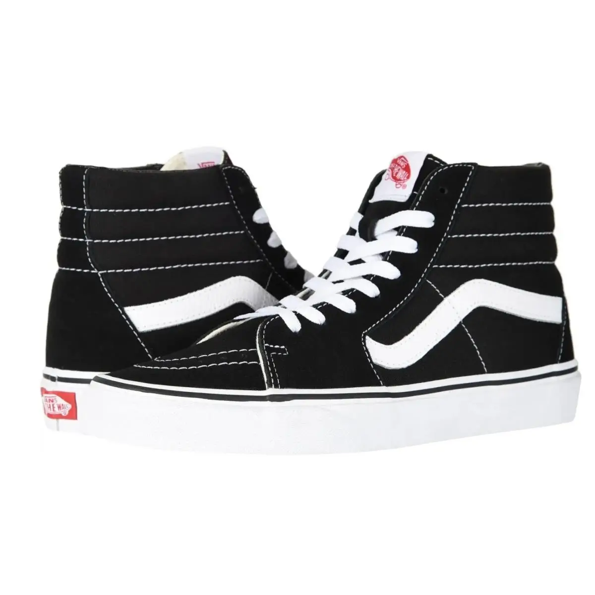 Vans shoes - VANS Sk8-Hi - Black Black (Suede & Canvas BKA) 4