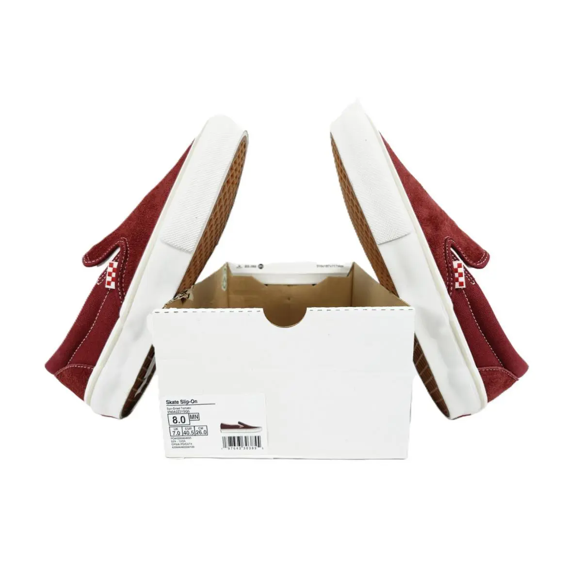 Vans shoes - Vans Skate Slip-on Sneaker Sundried-Tomato - VN0A2Z31SQ5 - Red 1