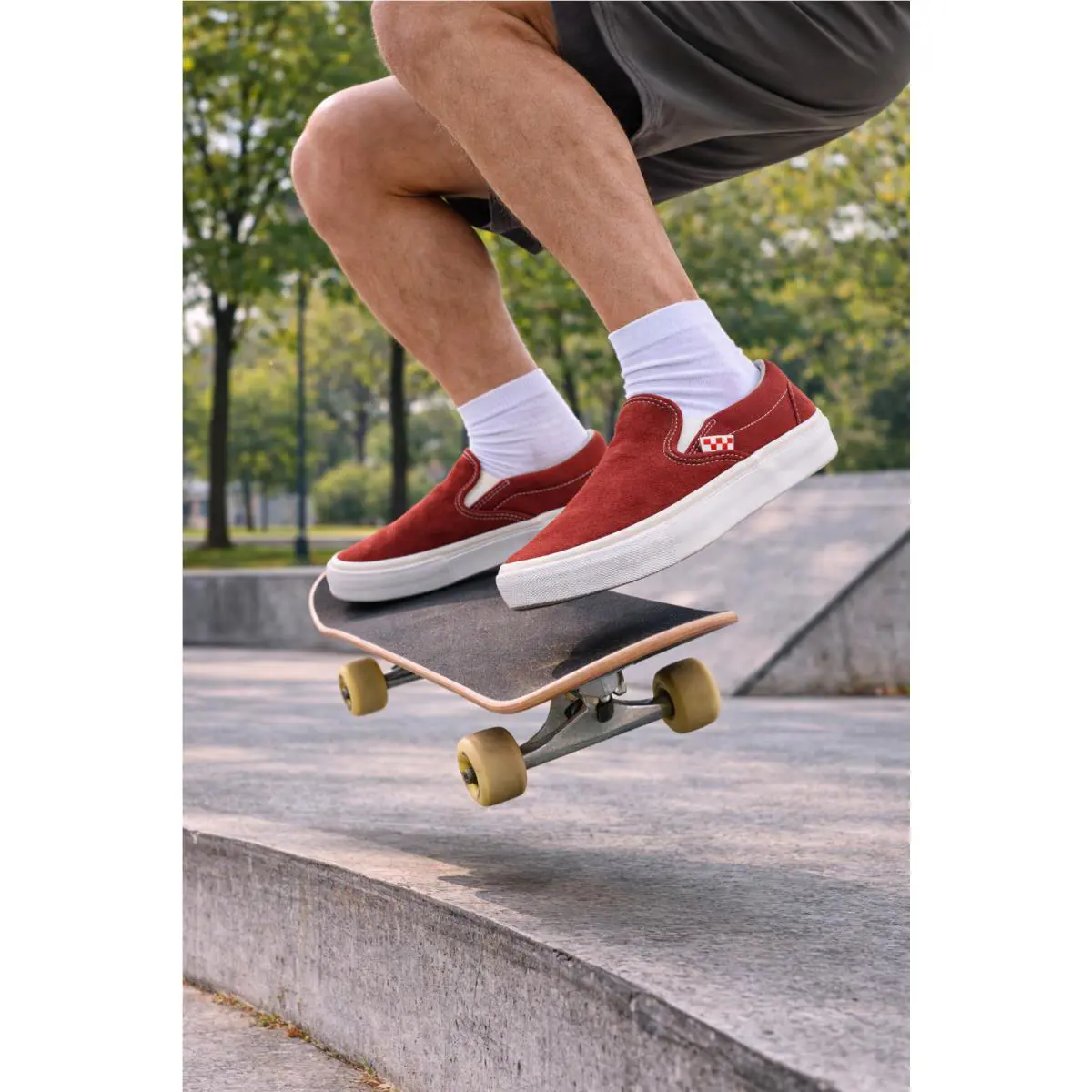 Vans shoes - Vans Skate Slip-on Sneaker Sundried-Tomato - VN0A2Z31SQ5 - Red 4