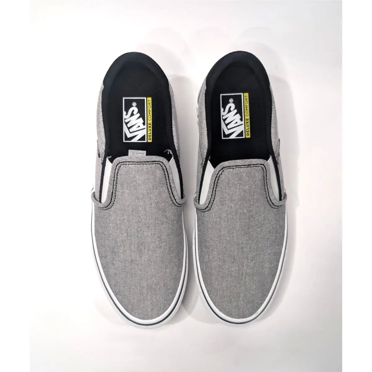 Vans shoes - Vans Asher Deluxe - Asher Deluxe - VN000CSYBLA - Black/White 0