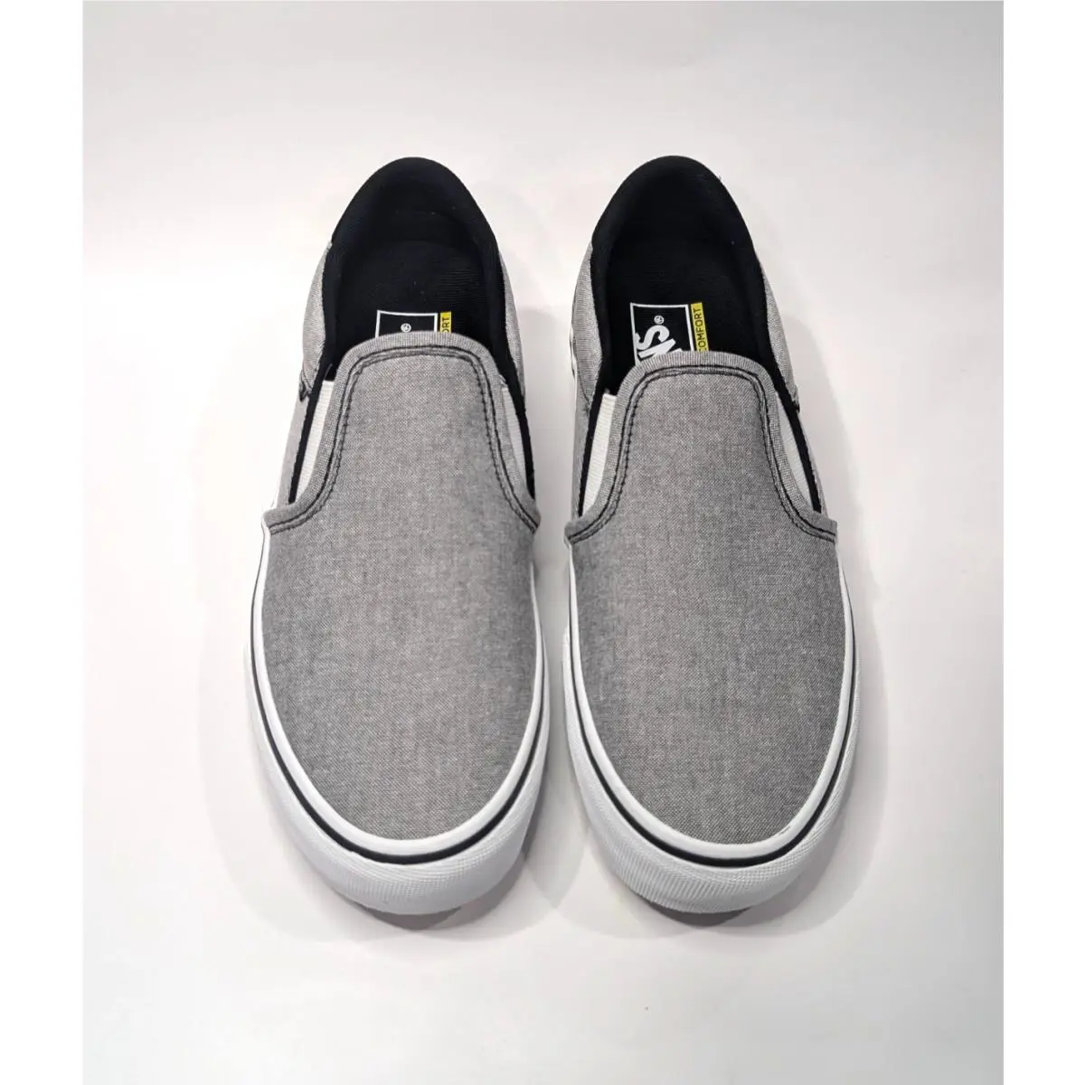 Vans shoes - Vans Asher Deluxe - Asher Deluxe - VN000CSYBLA - Black/White 1