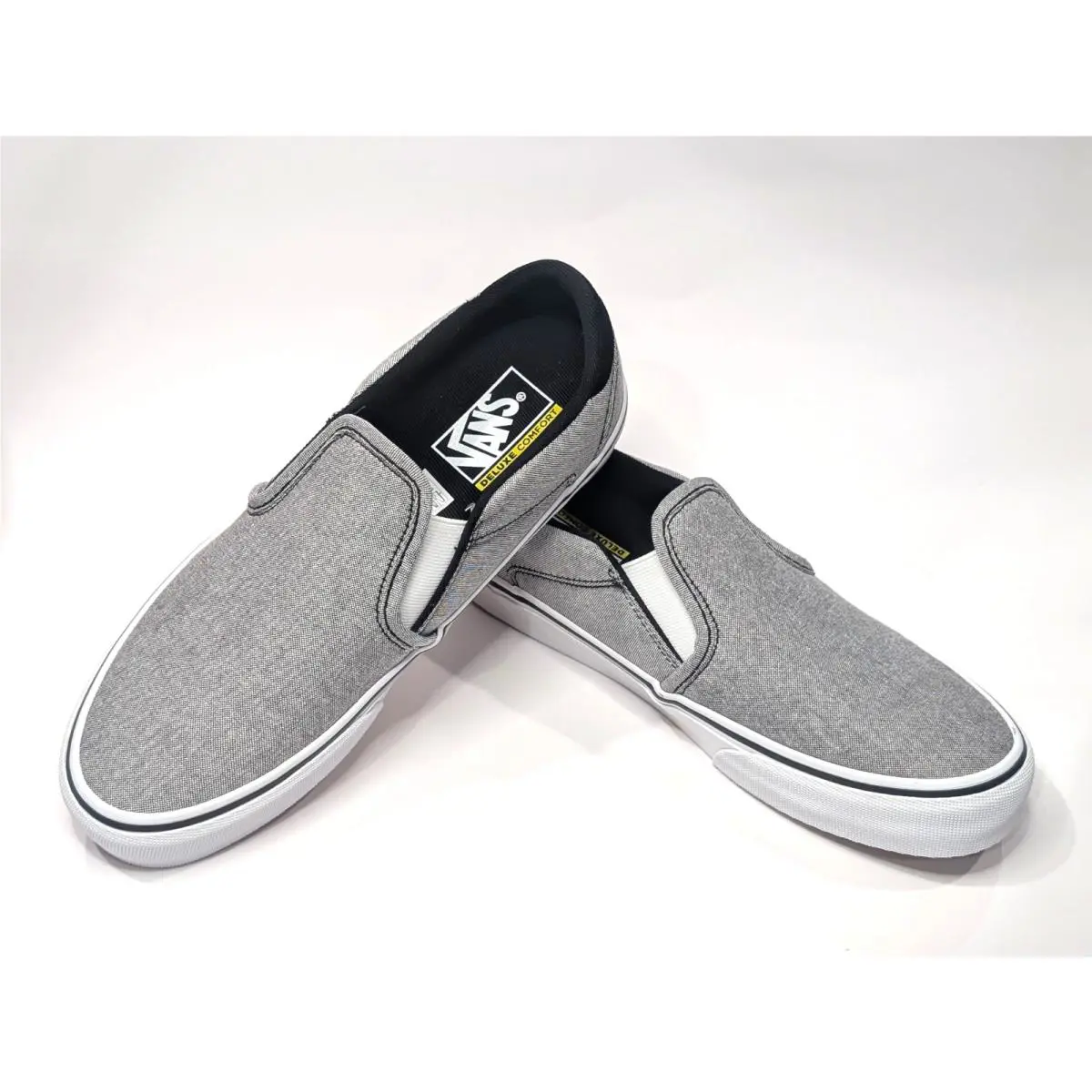 Vans shoes - Vans Asher Deluxe - Asher Deluxe - VN000CSYBLA - Black/White 9