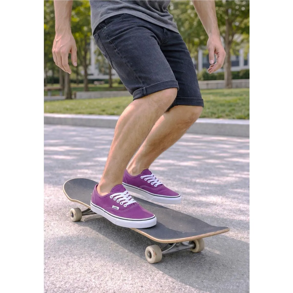 Vans shoes - Vans Authentic Sneaker Color Theory Willowherb VN000D6GE2T - VN000D6GE2T - Purple 0