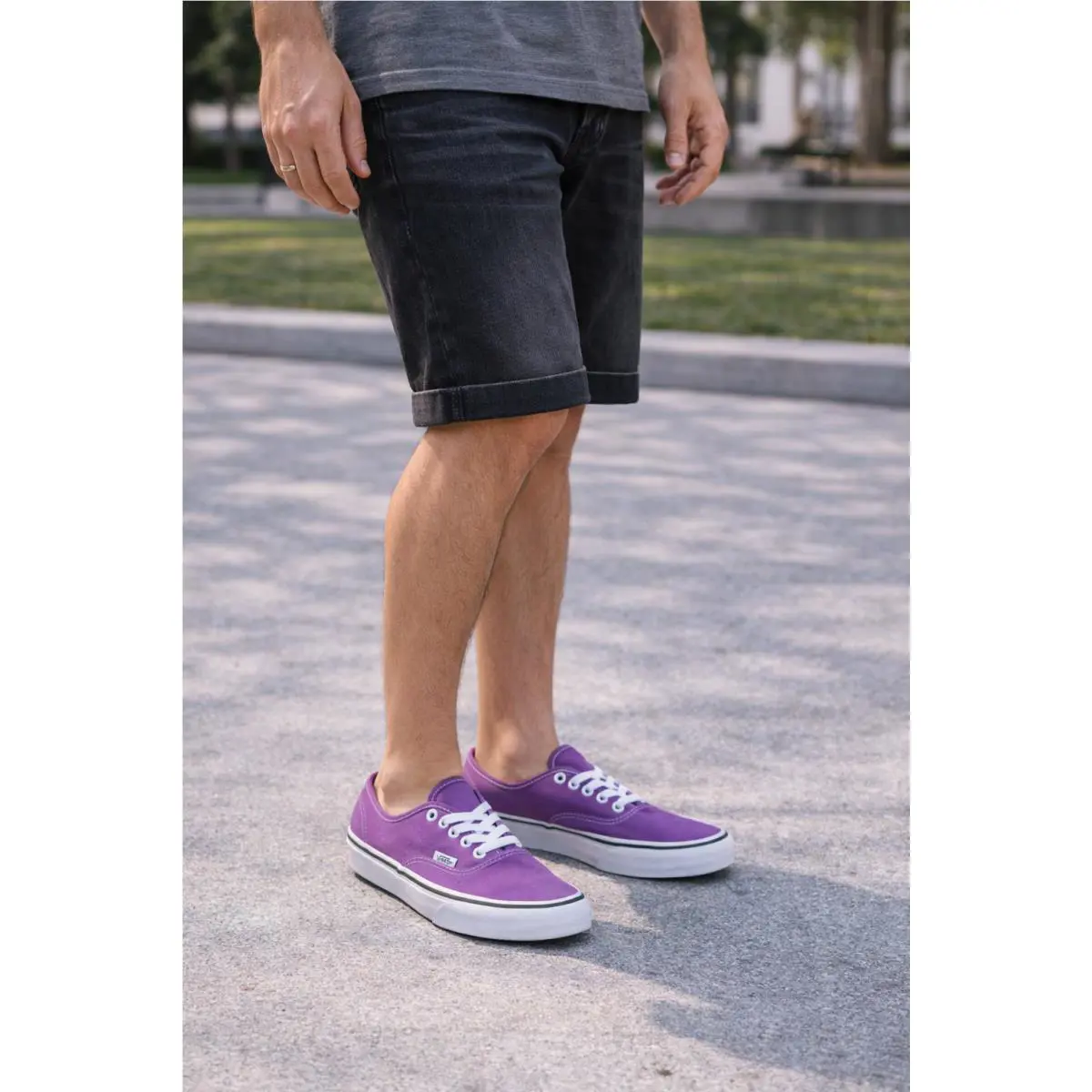 Vans shoes - Vans Authentic Sneaker Color Theory Willowherb VN000D6GE2T - VN000D6GE2T - Purple 20