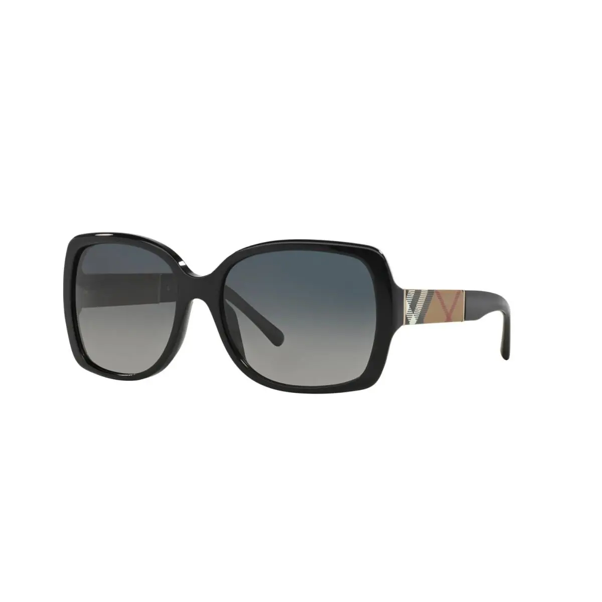 BE 4160 3433T3 Black - Grey Sunglasses 58mm / / by Burberry