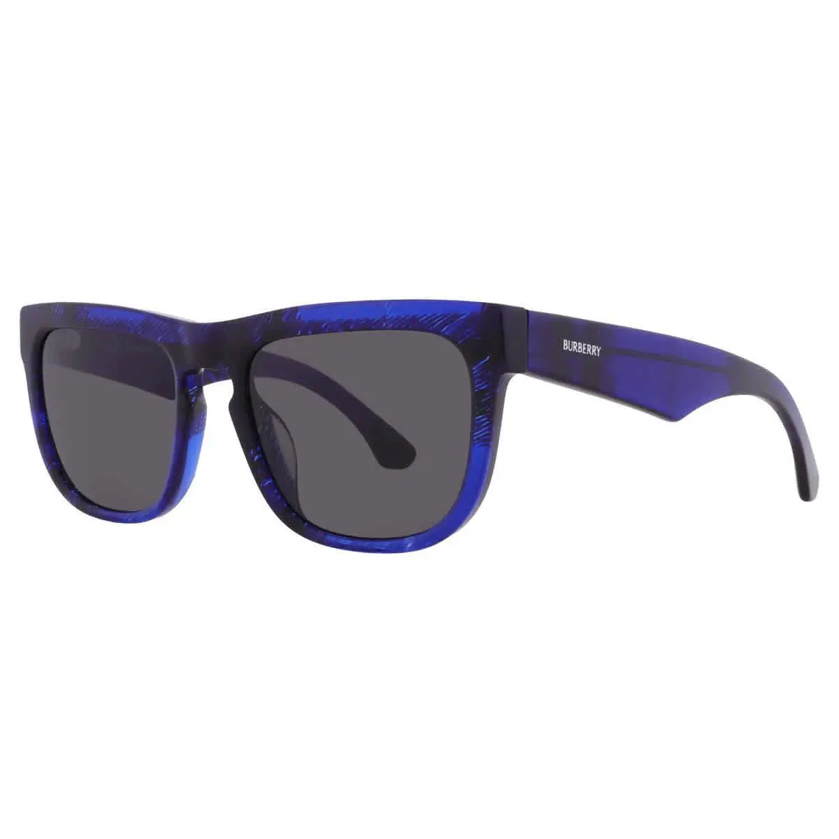 Burberry Dark Grey Square Men`s Sunglasses BE4431U 411487 56 BE4431U 411487 56