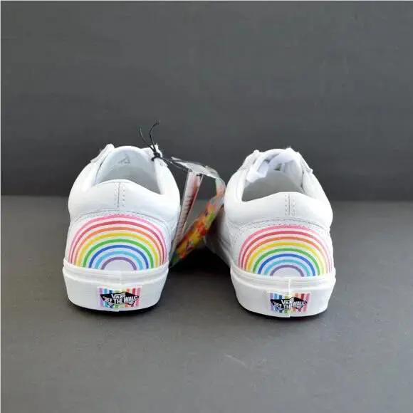 Vans shoes - OLD SKOOL - OLD SKOOL - RAINBOW FLOUR SHOP - White 8