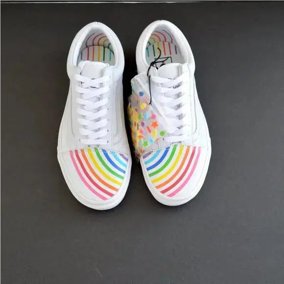 Vans shoes - OLD SKOOL - OLD SKOOL - RAINBOW FLOUR SHOP - White 0