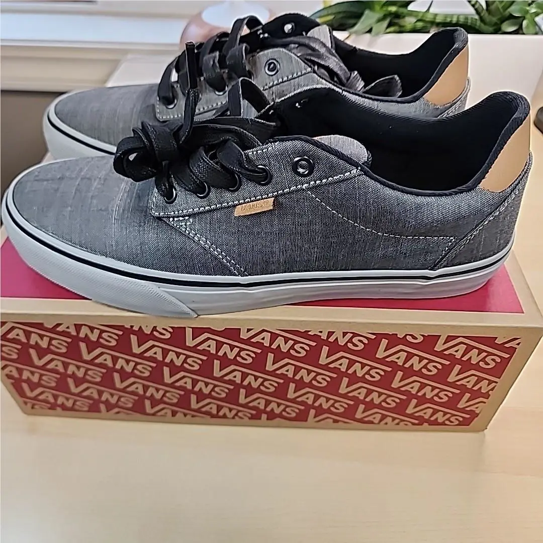 Vans shoes - Vans Atwood Deluxe Skate Shoes Sneakers DX Textile Grey Men`s - VN0A3WKWSG7 - Gray 0