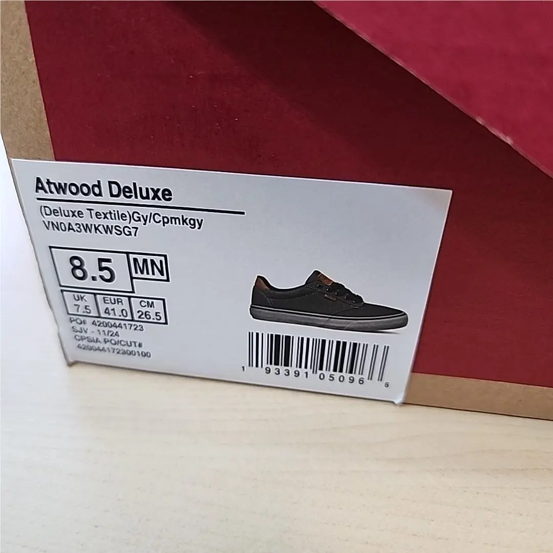 Vans shoes - Vans Atwood Deluxe Skate Shoes Sneakers DX Textile Grey Men`s - VN0A3WKWSG7 - Gray, Manufacturer: (Deluxe Textile)Gy/Cpmkgy (UPC: 193391050966) 0