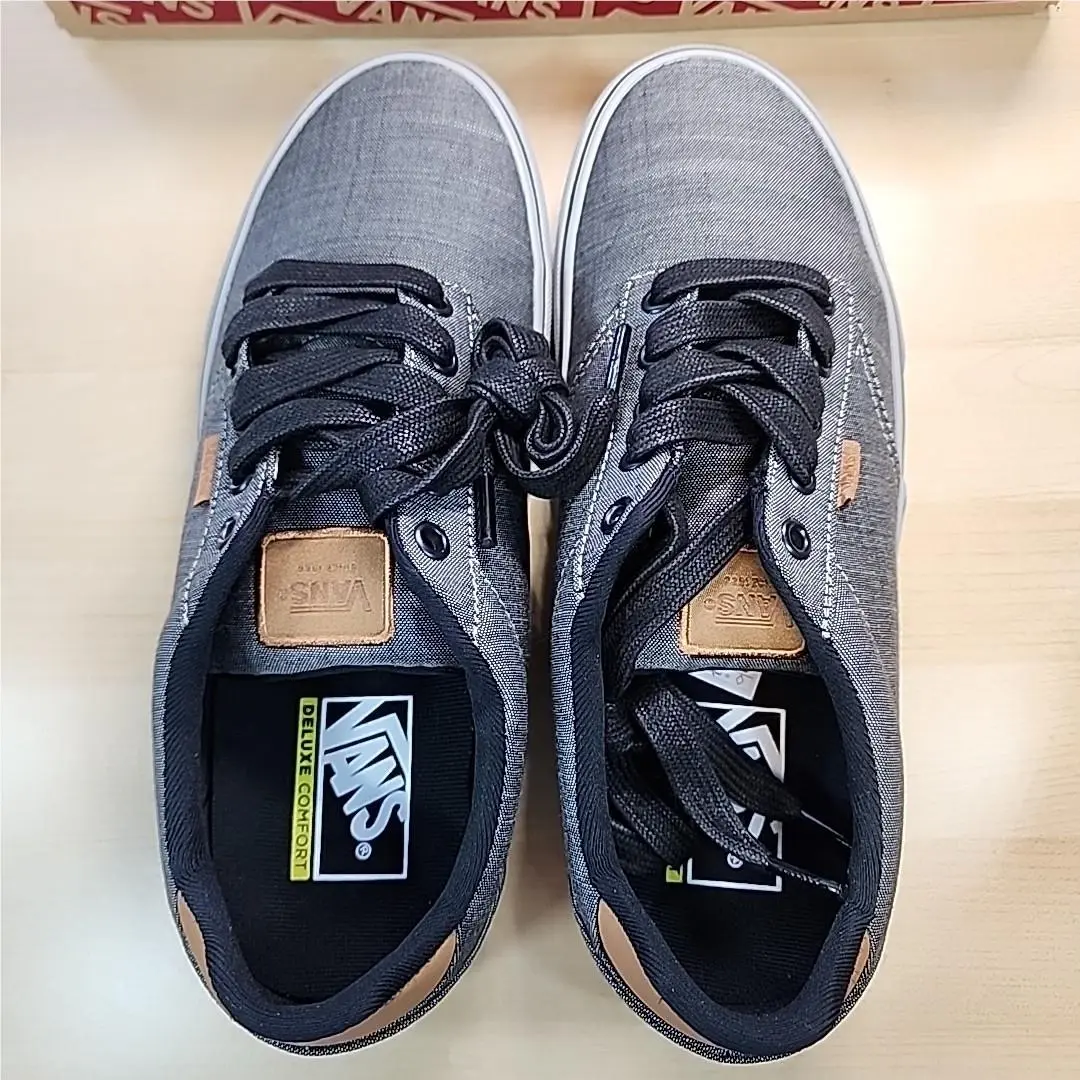 Vans shoes - Vans Atwood Deluxe Skate Shoes Sneakers DX Textile Grey Men`s - VN0A3WKWSG7 - Gray, Manufacturer: (Deluxe Textile)Gy/Cpmkgy (UPC: 193391050966) 2