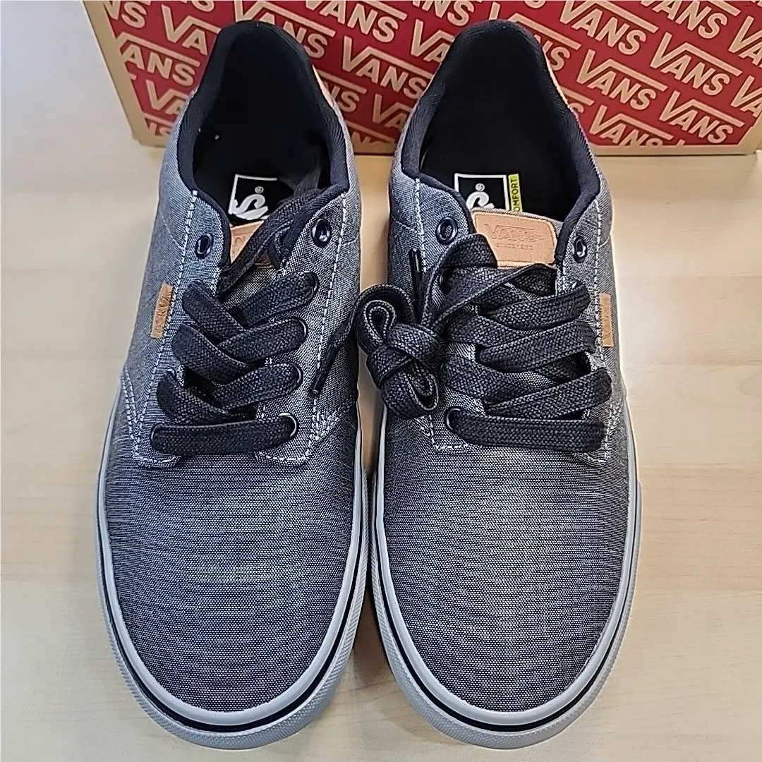 Vans shoes - Vans Atwood Deluxe Skate Shoes Sneakers DX Textile Grey Men`s - VN0A3WKWSG7 - Gray, Manufacturer: (Deluxe Textile)Gy/Cpmkgy (UPC: 193391050966) 5