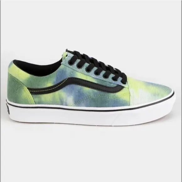 Vans shoes - OLD SKOOL - OLD SKOOL - bloched - Green 0