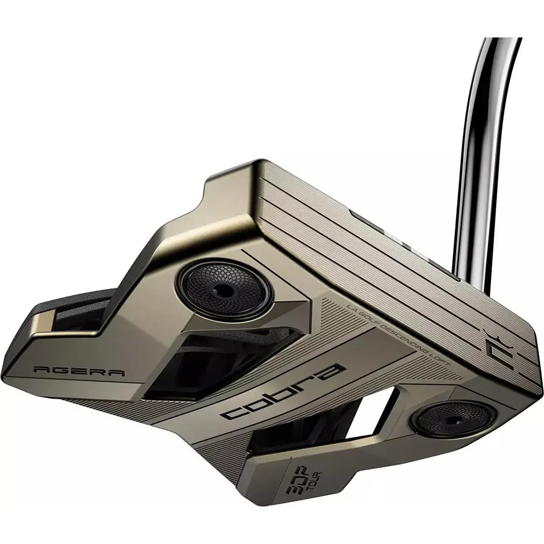 Cobra 3DP Tour Agera Putter RH 34-35 Mallet 304 Stainless Steel Adjustable - Black, Lie Angle: Black