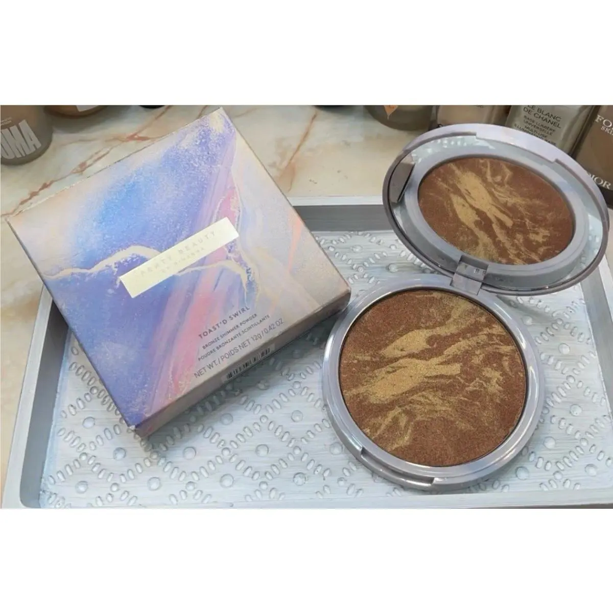Fenty Beauty by Rihanna ‘pecan Swiller’ Toast’d Swirl Bronze Shimmer Powder LE