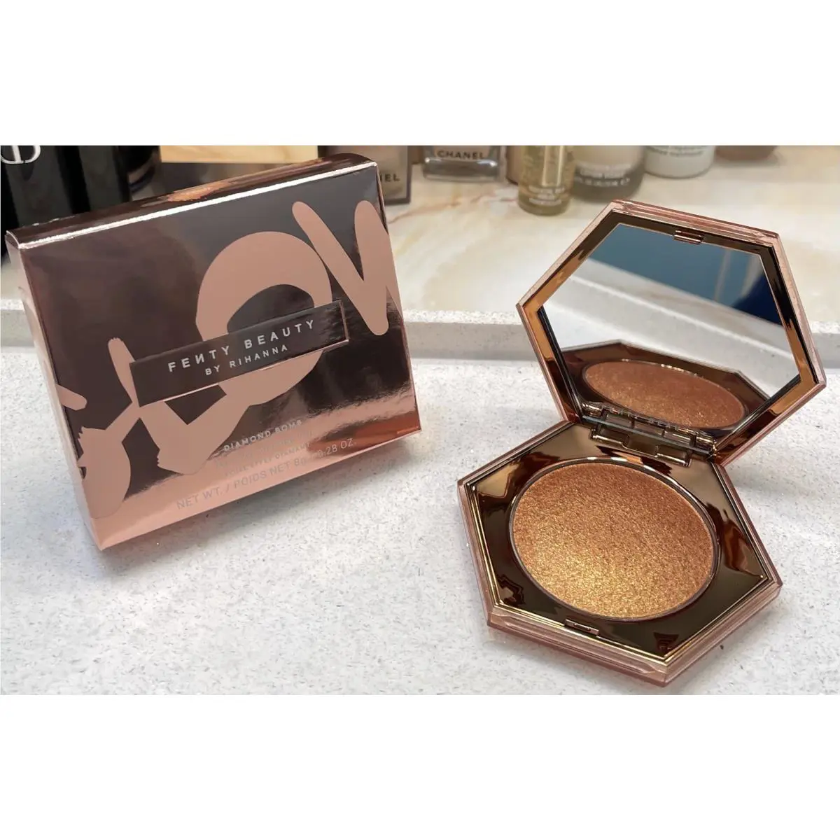 Fenty Beauty ‘cognac Candy’ Diamond Bomb All-over Diamond Veil FS 8 g