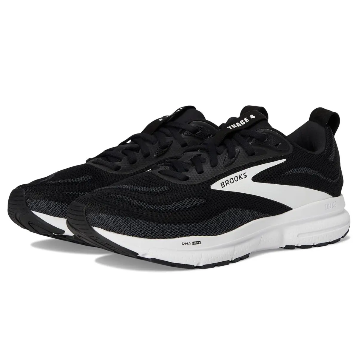 Woman`s Sneakers Athletic Shoes Brooks Trace 4 - Black/Grey/White