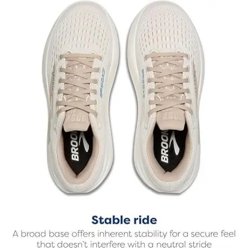 Brooks shoes - Brooks Ghost - Ghost - Coconut/Chateau Grey/Blue 12