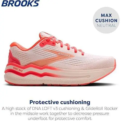 Brooks shoes - Brooks Ghost Max - Ghost Max - 1204201B173 - Pink 2