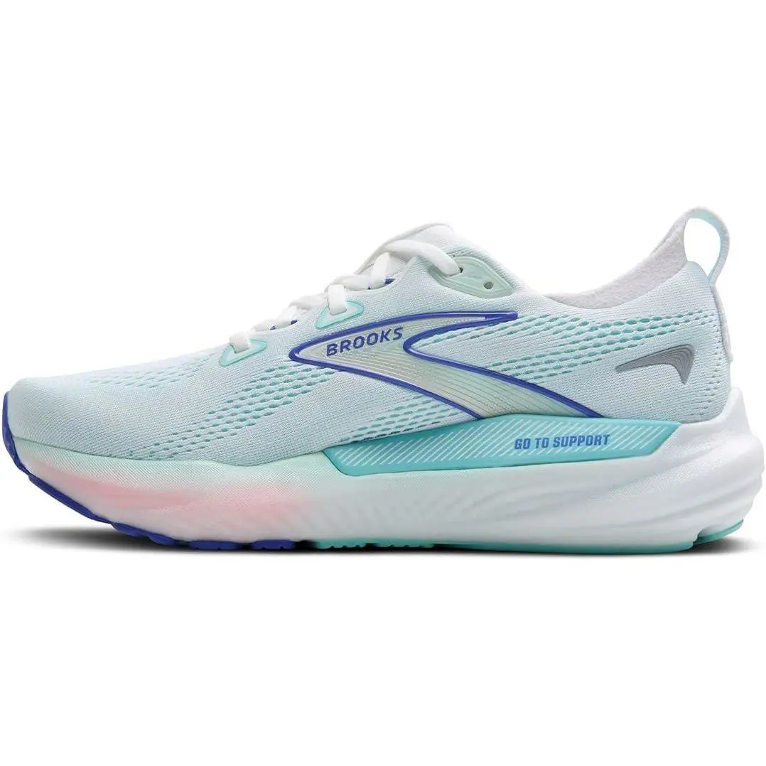 Brooks Women’s Glycerin Gts 22 Supportive Running Teal/white 1204351B110 - Blue