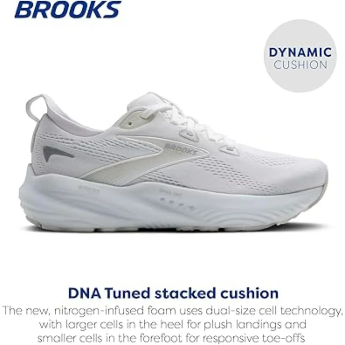 Brooks shoes - Brooks Glycerin - Glycerin - 1204341B151 - White (UPC: 195394601473) 3