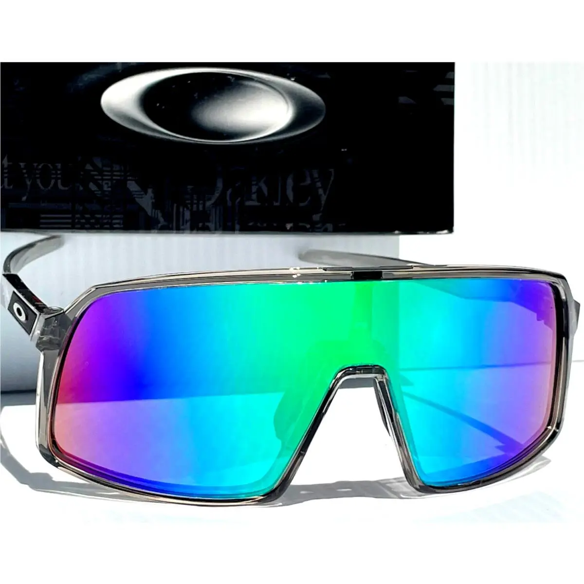 Low Bridge Sutro Grey Smoke Polarized Galaxy Blue Lens Sunglass 9406A by Oakley