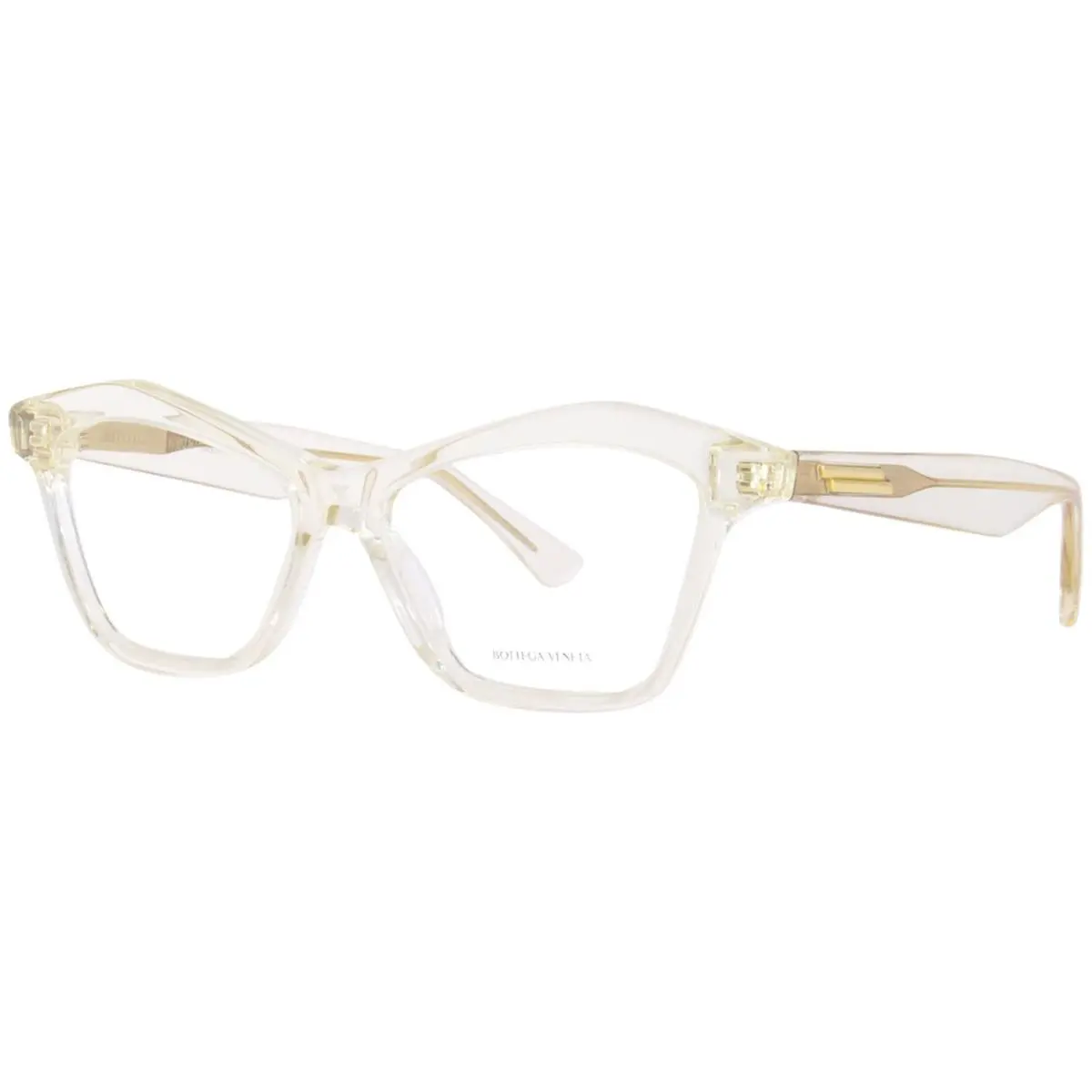 BV1096O 004 Eyeglasses Women`s Beige Full Rim Cat Eye 54-mm by Bottega Veneta
