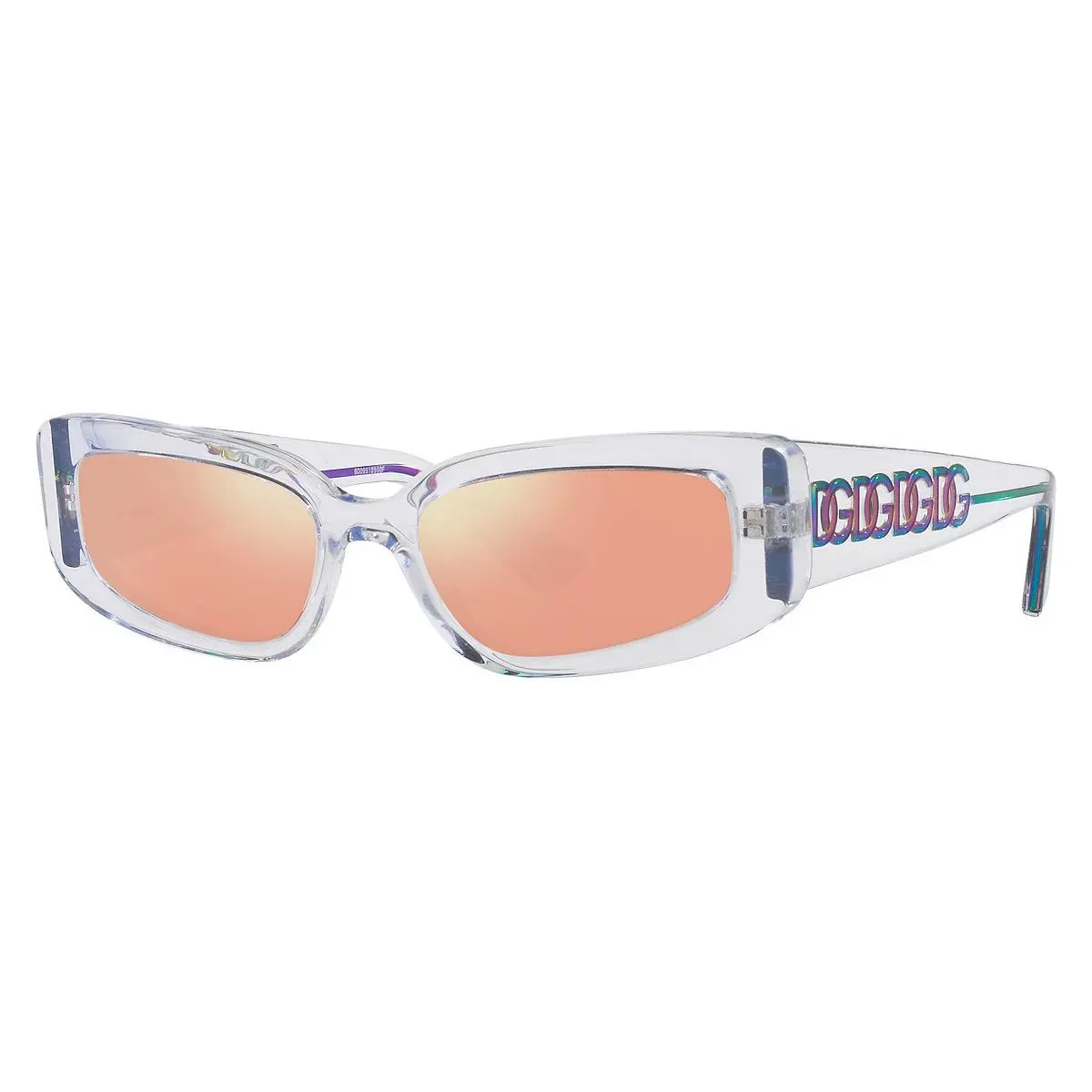 Dolce Gabbana DG4445-31336Q-54 Sunglasses Clear Brown 54mm Unisex