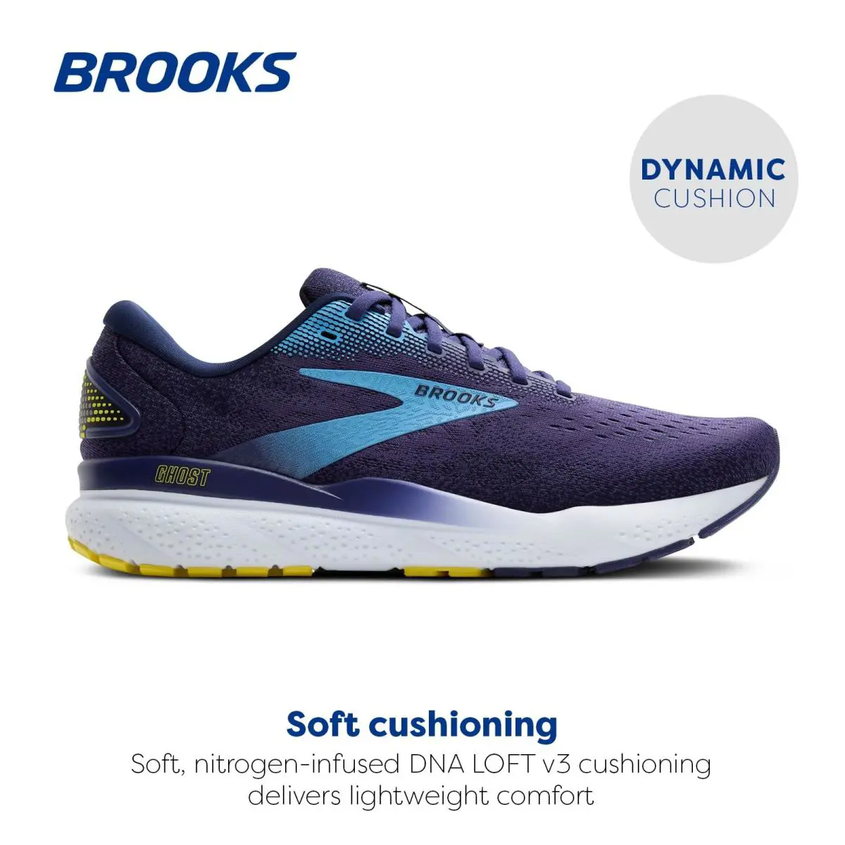 Brooks shoes - 1104181D438.080 - 1104181D438080 - Blue/Bonnie Blue/Yellow (UPC: 195394592696) 1
