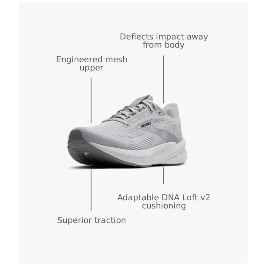 Brooks shoes - Brooks Revel 8 - Revel - Silver 8