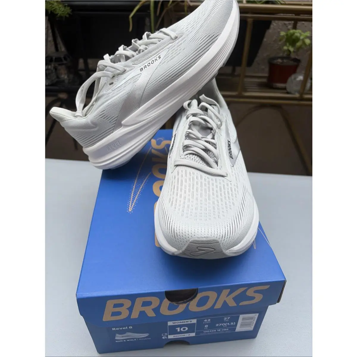 Brooks shoes - Brooks Revel 8 - Revel - Silver 0