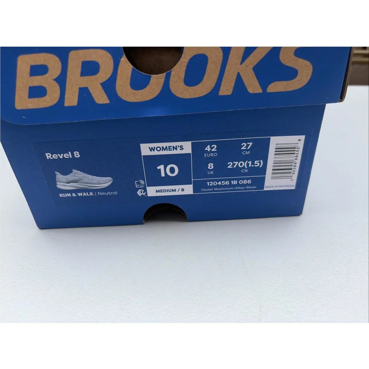 Brooks shoes - Brooks Revel 8 - Revel - Silver 1