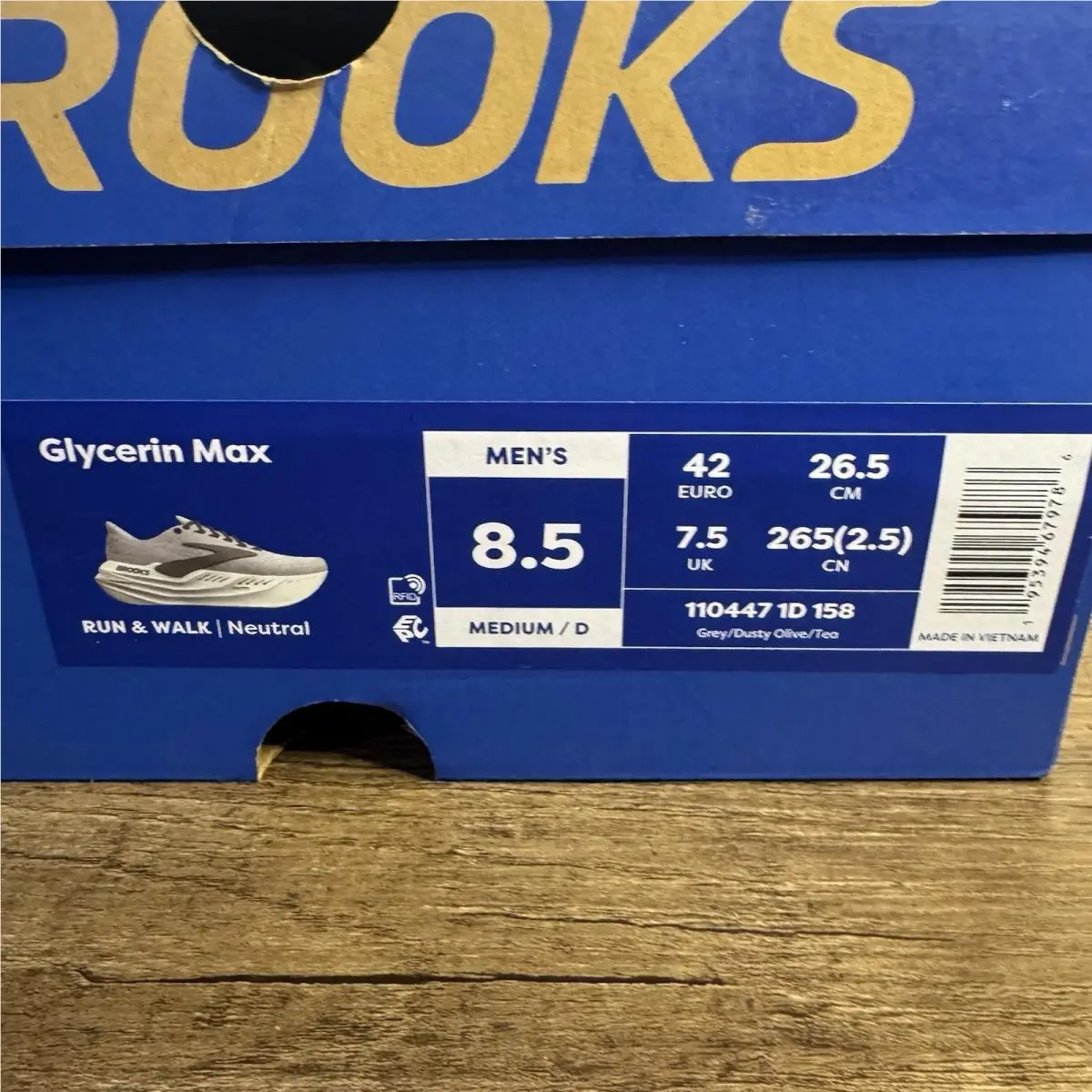 Brooks shoes - Brooks Glycerin Max - Glycerin Max - 110447-1D-158 - Gray 0