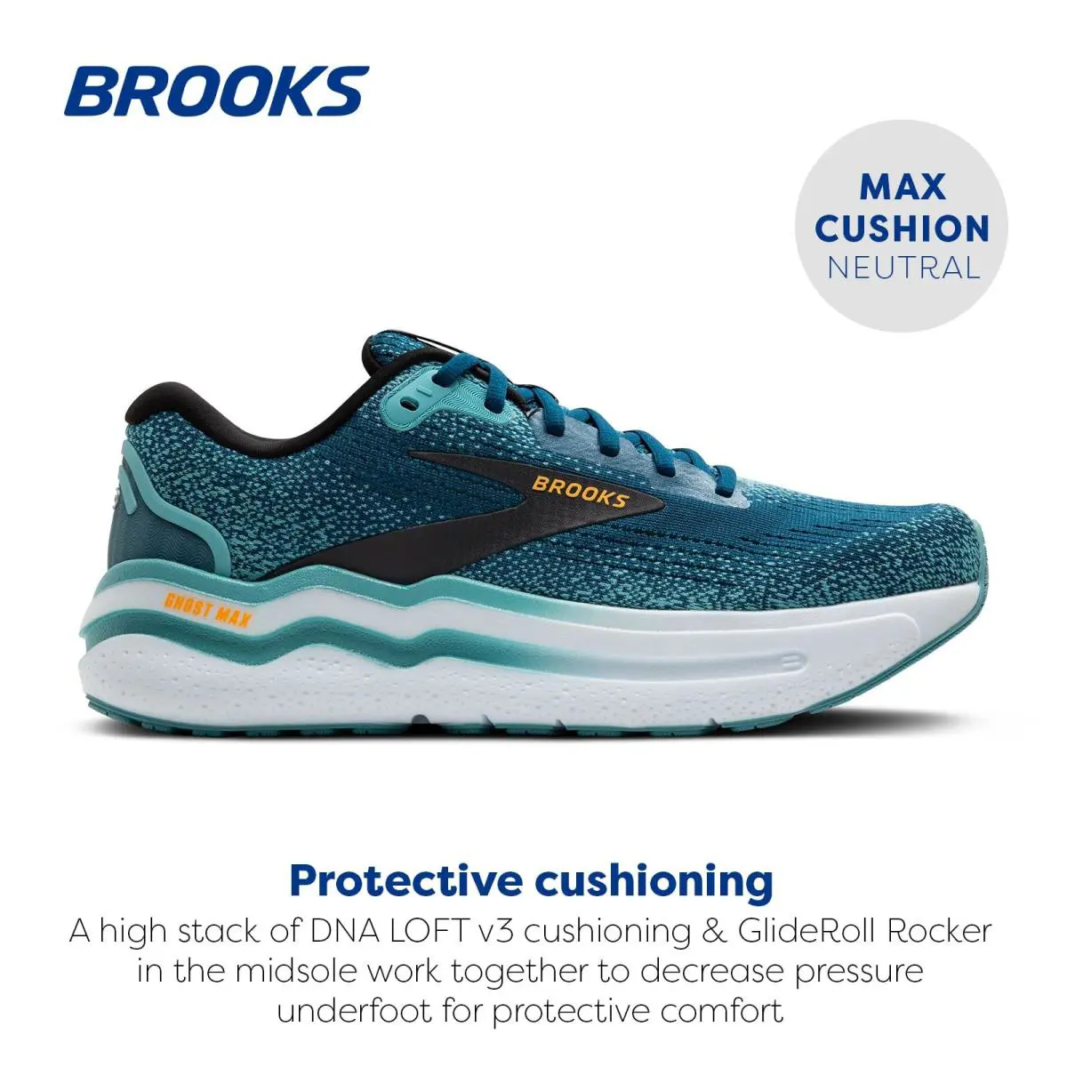 Brooks shoes - Brooks Ghost Max 2 - Ghost Max - 110431-1D-431 - Blue (UPC: 195394508208) 1