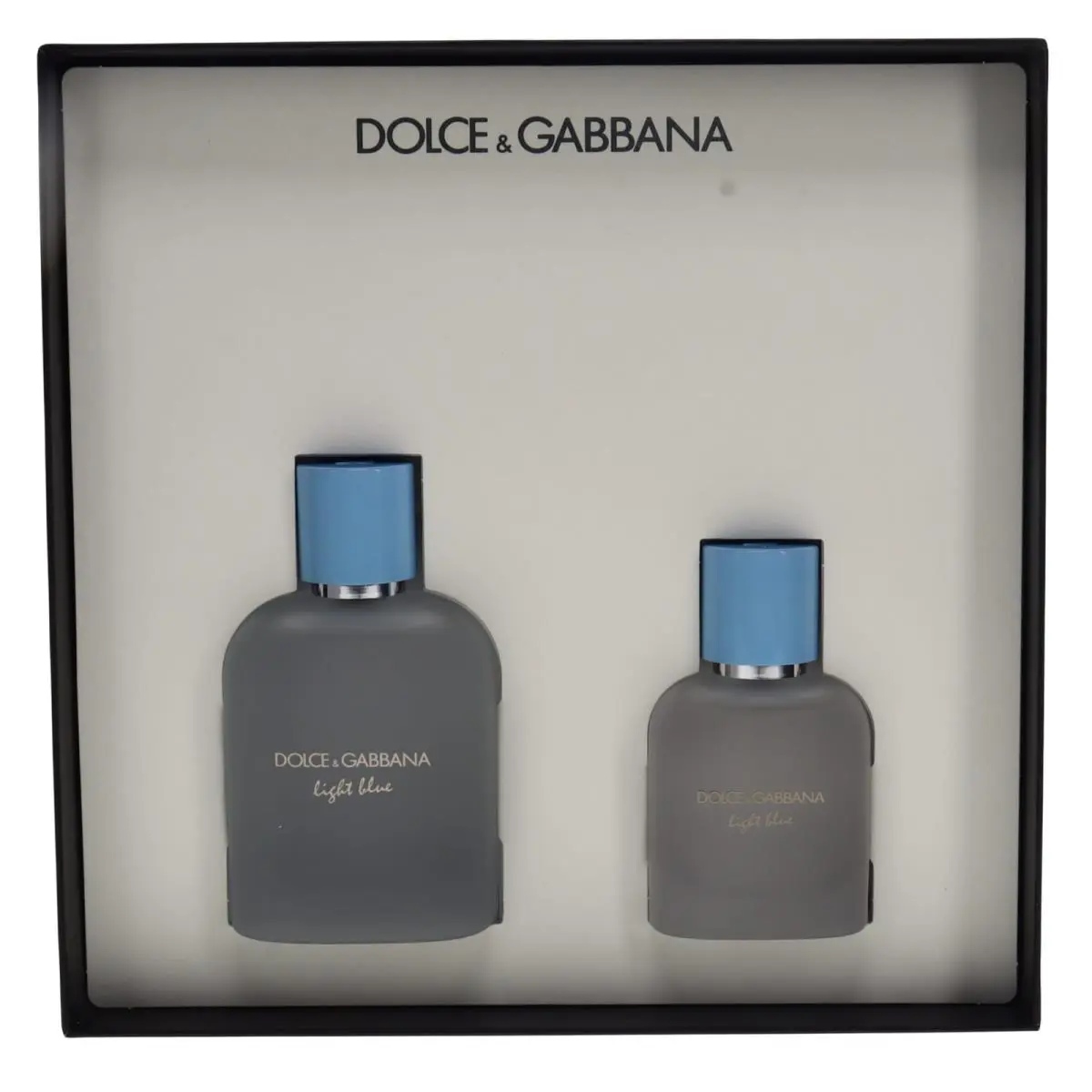 Dolce Gabbana Light Blue Pour Homme 2pc Gift Set For Men100ml Edt + 50ml Edt