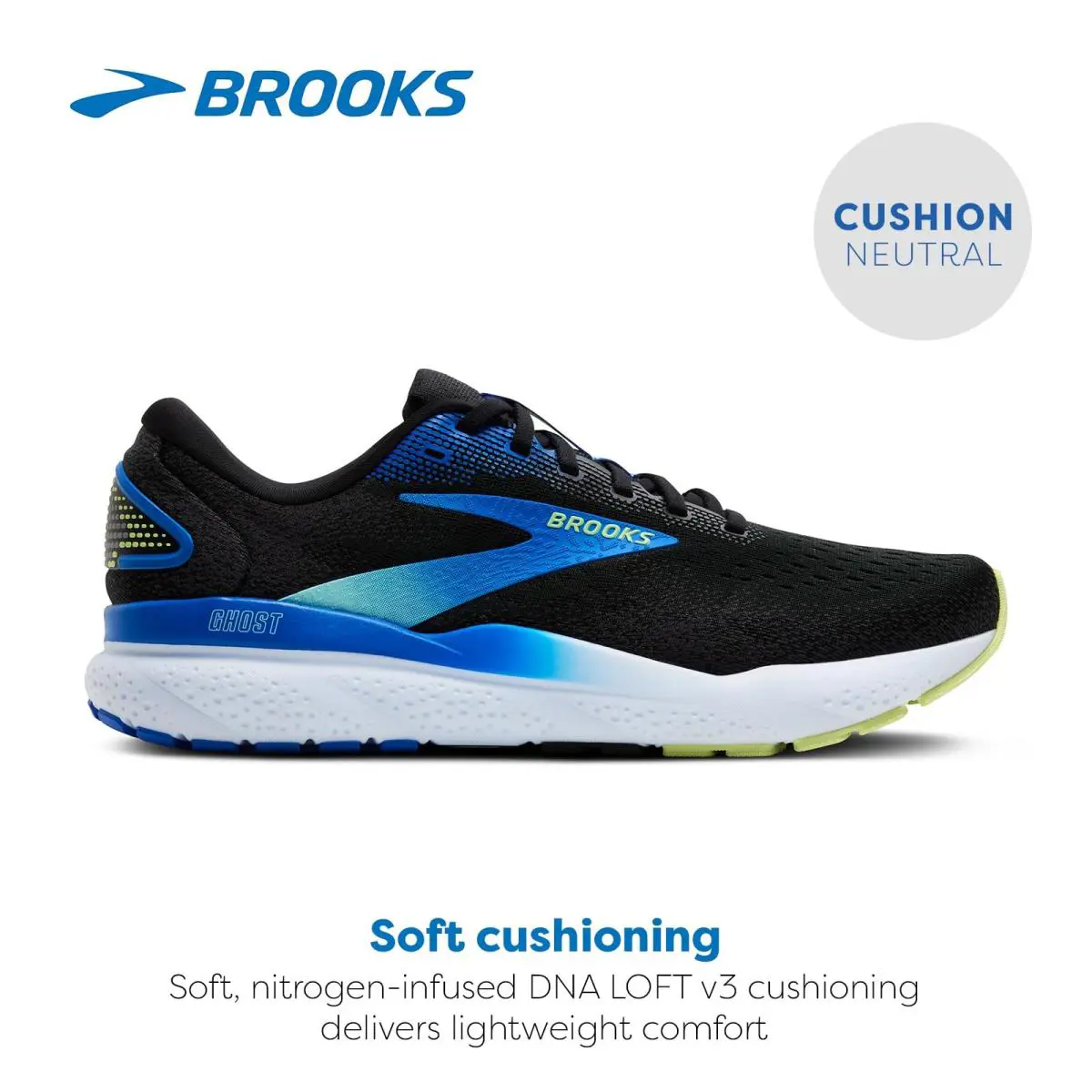 Brooks shoes - 1104181D002.085 - 1104181D002085 - Black/Cobalt/Neo Yellow (UPC: 195394592405) 0