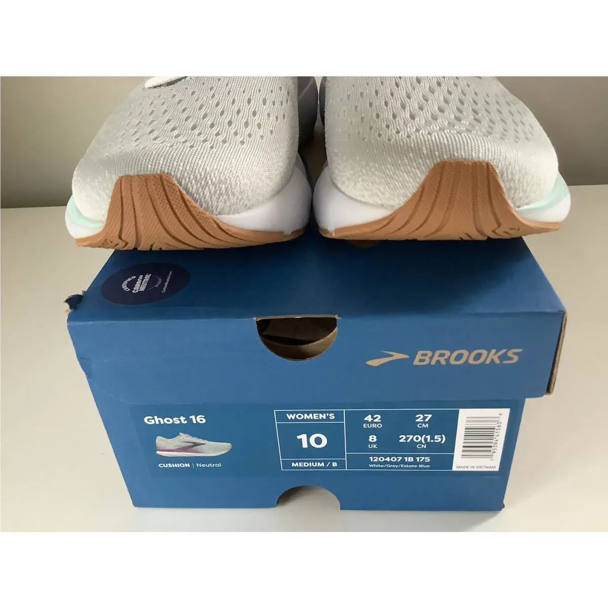 Brooks shoes - Brooks Ghost 16 - Ghost - Gray 3