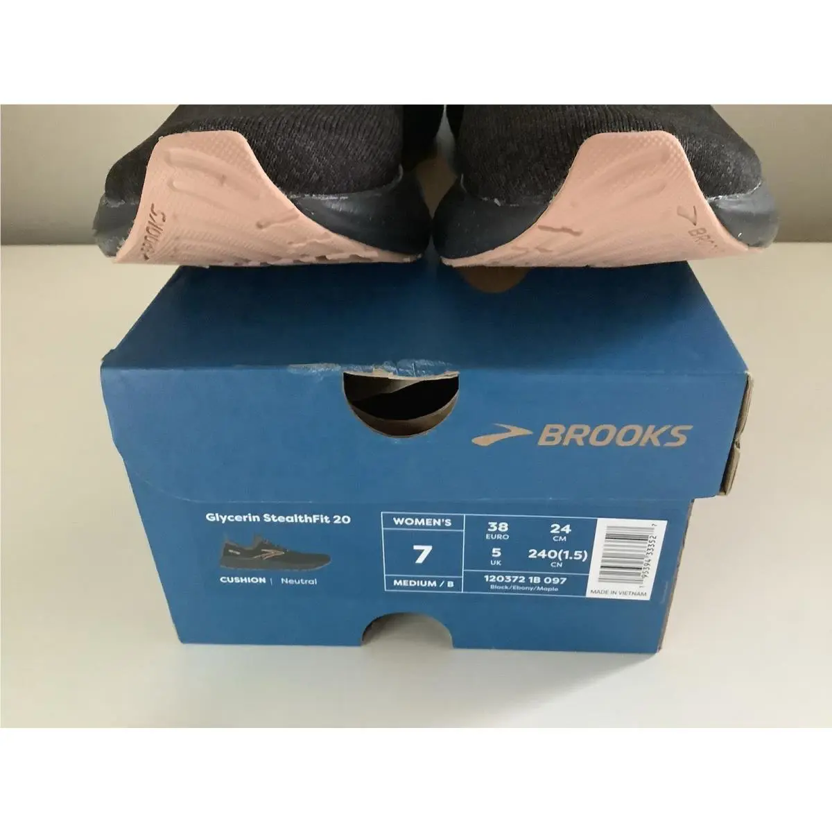 Brooks shoes - Brooks Glycerin StealthFit 20 - Glycerin StealthFit - Black 3
