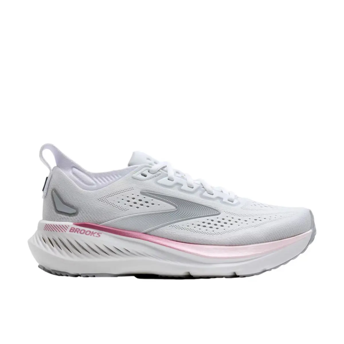 Brooks Glycerin Gts 23 White / Harbor Mist / Metallic 120492 1D 133 Women`s Size - Multicolor