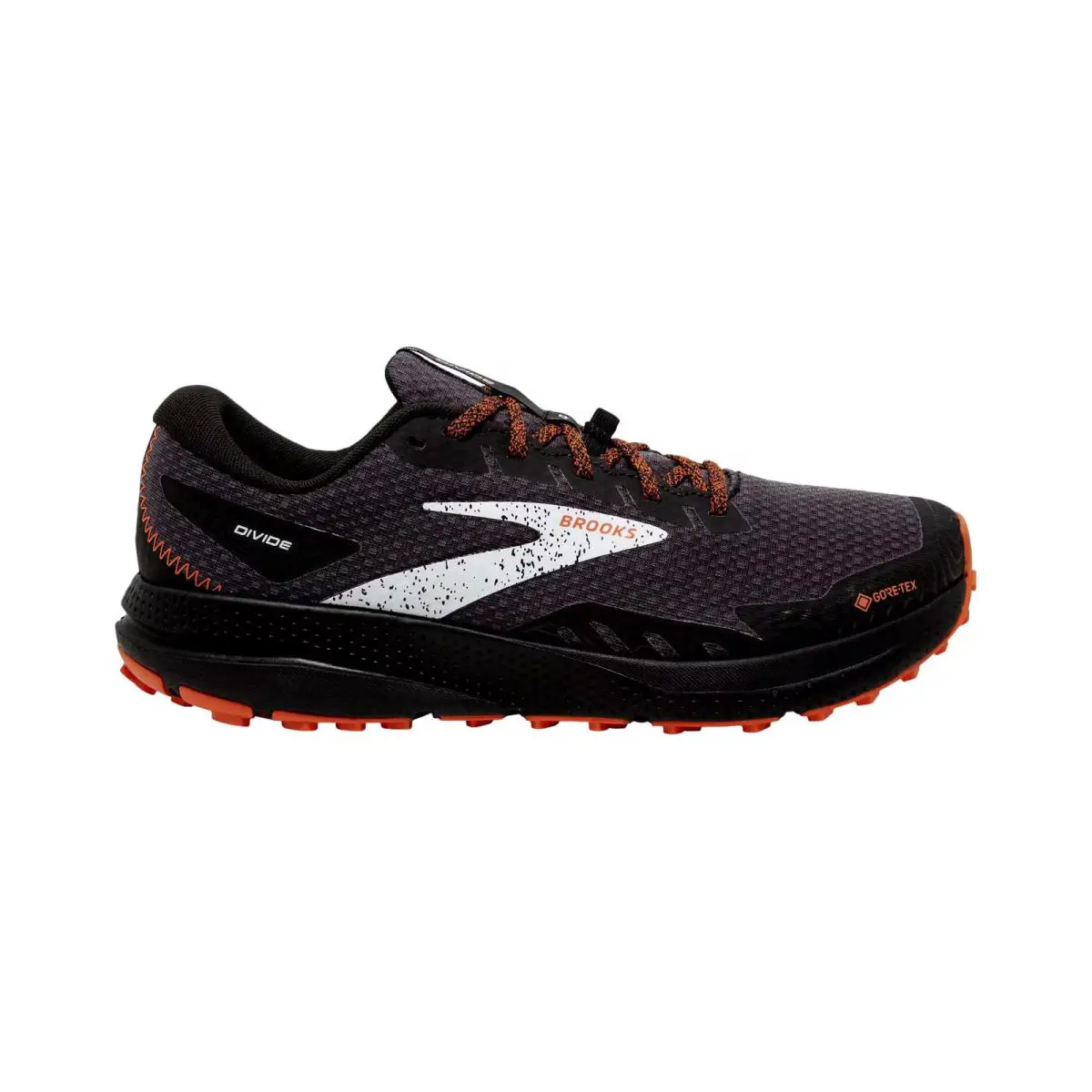Brooks Divide 4 Gtx Black / Firecracker / Blue 110404 1D 084 Men`s Size 11.5 - Multicolor
