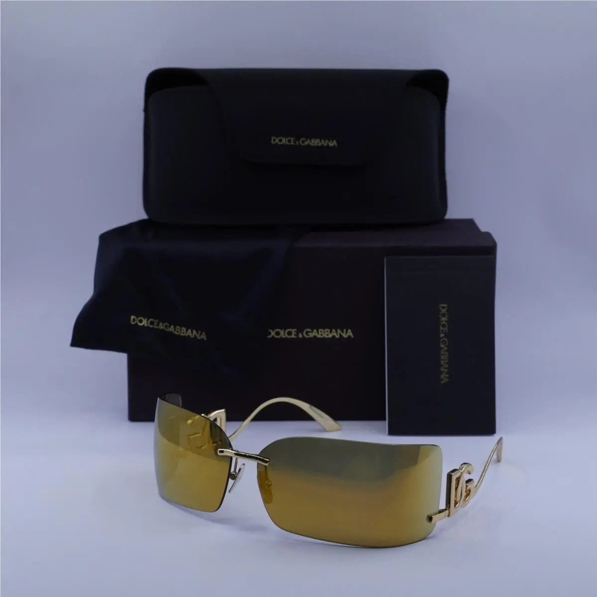Dolce Gabbana DG2319 02/5A Gold/brown with Gold Mirror 79-13-110