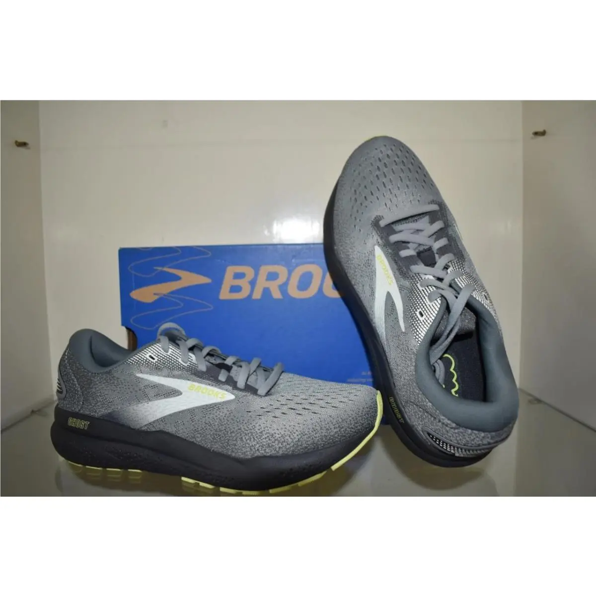 Brooks shoes - Brooks Ghost 16 Running Shoes - 110418 1D 040 - Gray (UPC: 195394411751) 0
