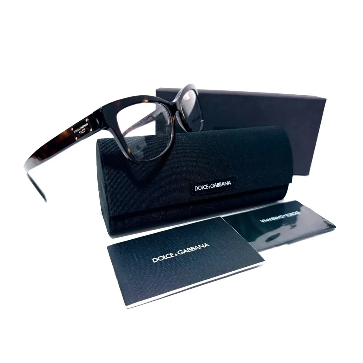 Dolce Dolce & Gabbana DG 3254 502 Gabbana DG 3254 502 Havana Gold RX Eyeglasses 52-16-140 MM Italy
