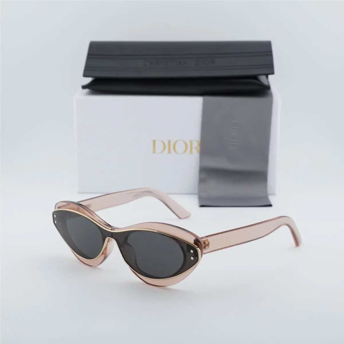 Dior Diormeteor B1I 40A0 Matte Pink/smoke 0-0-140 Sunglasses